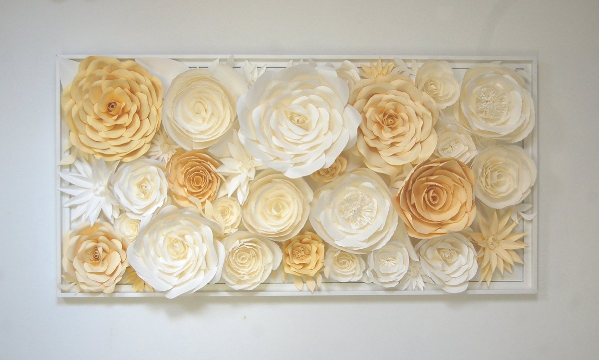 CathySavels_Art's tweet image. If you are looking for something romantic and whimsical, then this 3D artwork with hand-sculpted flowers fits the bill. etsy.me/3XeCfFJ #paperflower #handmade #paperart #paperflowerbackdrop #papercrafts #flowers #paperflowersbackdrop