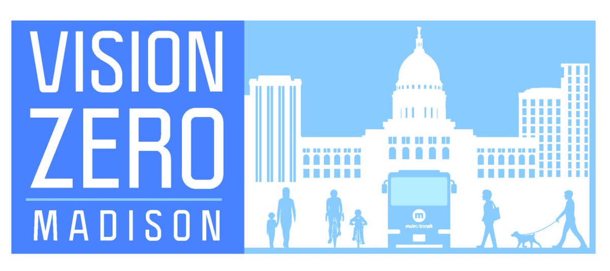 MadWIParking's tweet photo. What is #VisionZero?
Madison priorities:
🚧 Safety for all roadway users
⚖️ Equity
📈 Use data to help focus where to invest time & money
🗨️ Set clear goals & objectives while increasing community engagement
Learn more here: https://t.co/XaUS09NKlq
#MarchToZero #SafeMadison https://t.co/KFwCjG5WtQ