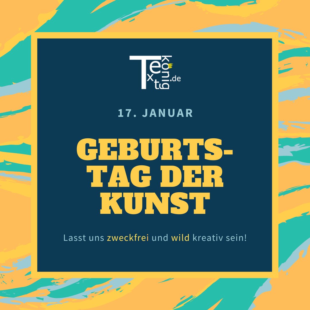 Heute vor einer Million Jahren war laut Aussage des französischen Künstlers Robert Filliou (1926-1987) der #Geburtstag der #Kunst. In diesem Sinne: feiere heute den #Jahrestag DEINER eigenen Kunst oder #Kreativität! Oder feiere mit auf artsbirthday.net