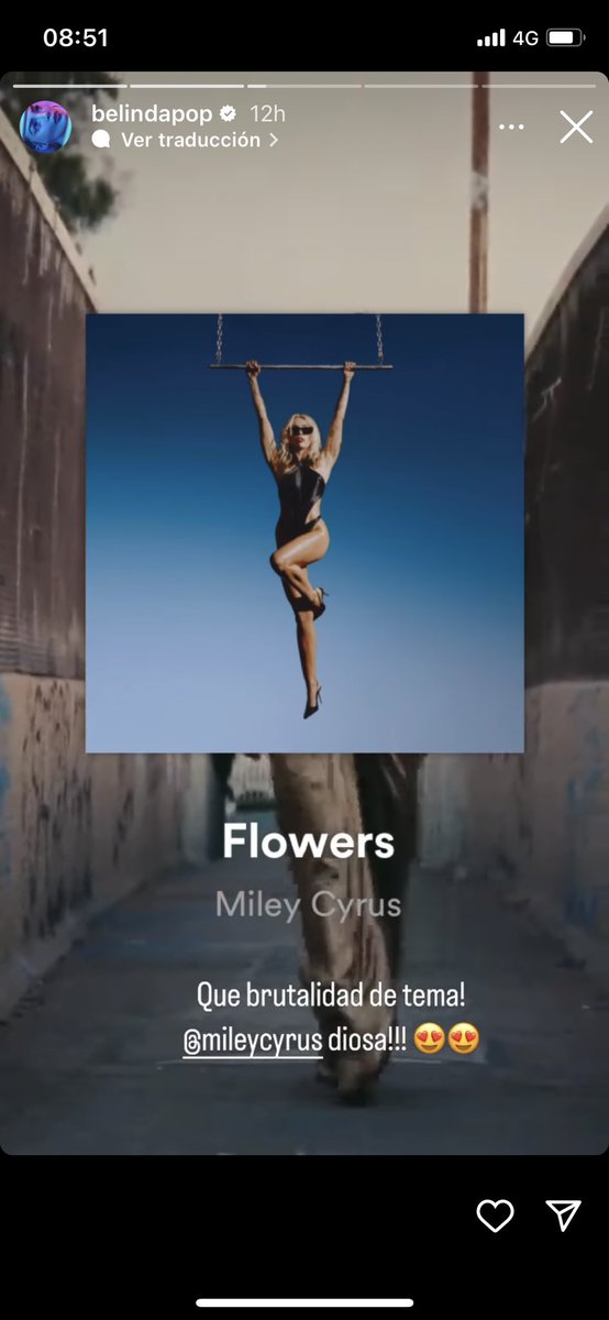 belifans_peru's tweet photo. La princesa del pop latino apoyando a Miley con su nuevo tema FLOWERS😍
@belindapop @MileyCyrus las ex chicas Disney 😍😍😍 https://t.co/95K66JgVOI