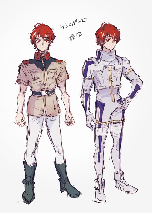 「pilot suit red hair」 illustration images(Latest)