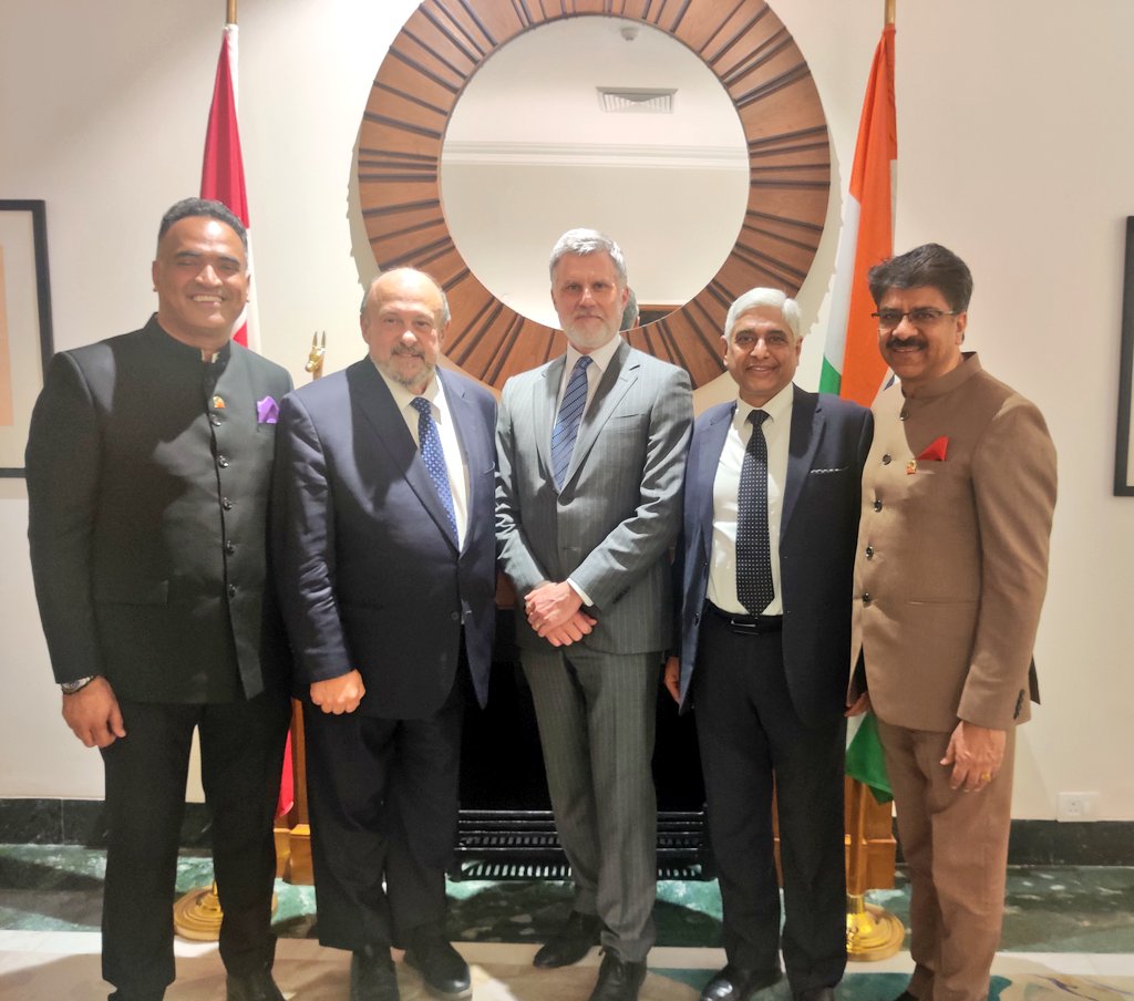 Vikas Swarup (@vikasswarup) on Twitter photo It was great to reconnect with the <a href="/Cif_Official1/">Canada India Foundation</a> team led by <a href="/satishthakkar01/">Satish Thakkar</a> & Ritesh Malik at a reception hosted by Canada's High Commissioner HE Cameron Mackay <a href="/HCCanInd/">Cameron MacKay</a>. Presence of Ontario Minister <a href="/MichaelTibollo/">Dr. Michael Tibollo</a> was an added bonus. It was great to reconnect with the <a href="/Cif_Official1/">Canada India Foundation</a> team led by <a href="/satishthakkar01/">Satish Thakkar</a> & Ritesh Malik at a reception hosted by Canada's High Commissioner HE Cameron Mackay <a href="/HCCanInd/">Cameron MacKay</a>. Presence of Ontario Minister <a href="/MichaelTibollo/">Dr. Michael Tibollo</a> was an added bonus.