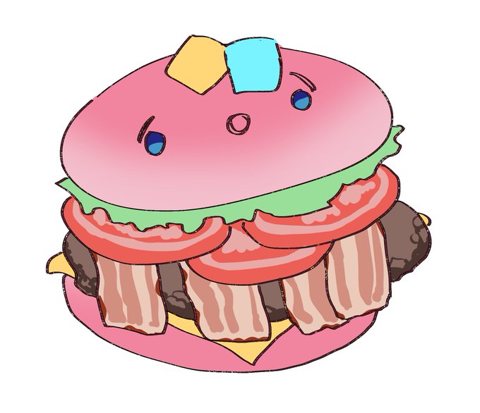 「青い眼 ハンバーガー」のTwitter画像/イラスト(新着)｜5ページ目