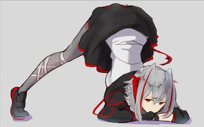 #お気に入りの絵を再度アップするタグ例のポーズさせられるだぶち#アークナイツ #明日方舟 #Arknights 
