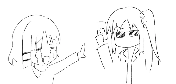 借金取りを生業とした #ぼざろおえかき 