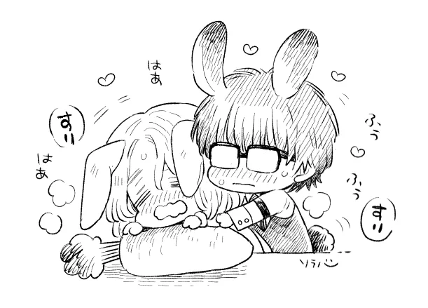 趣味に素直な発情期ラクガキ…🐰
「タクミンとルイ」3話来週更新予定です!
#創作BL 
https://t.co/0x28EfZ9pr 