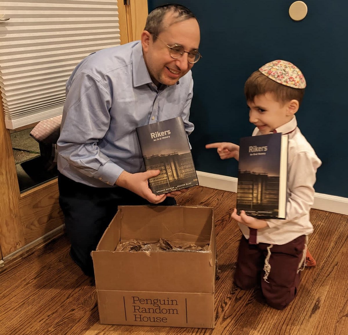 ReuvenBlau's tweet photo. Happy book launch day to me (and @graham_rayman)! https://t.co/HST9i44DK8