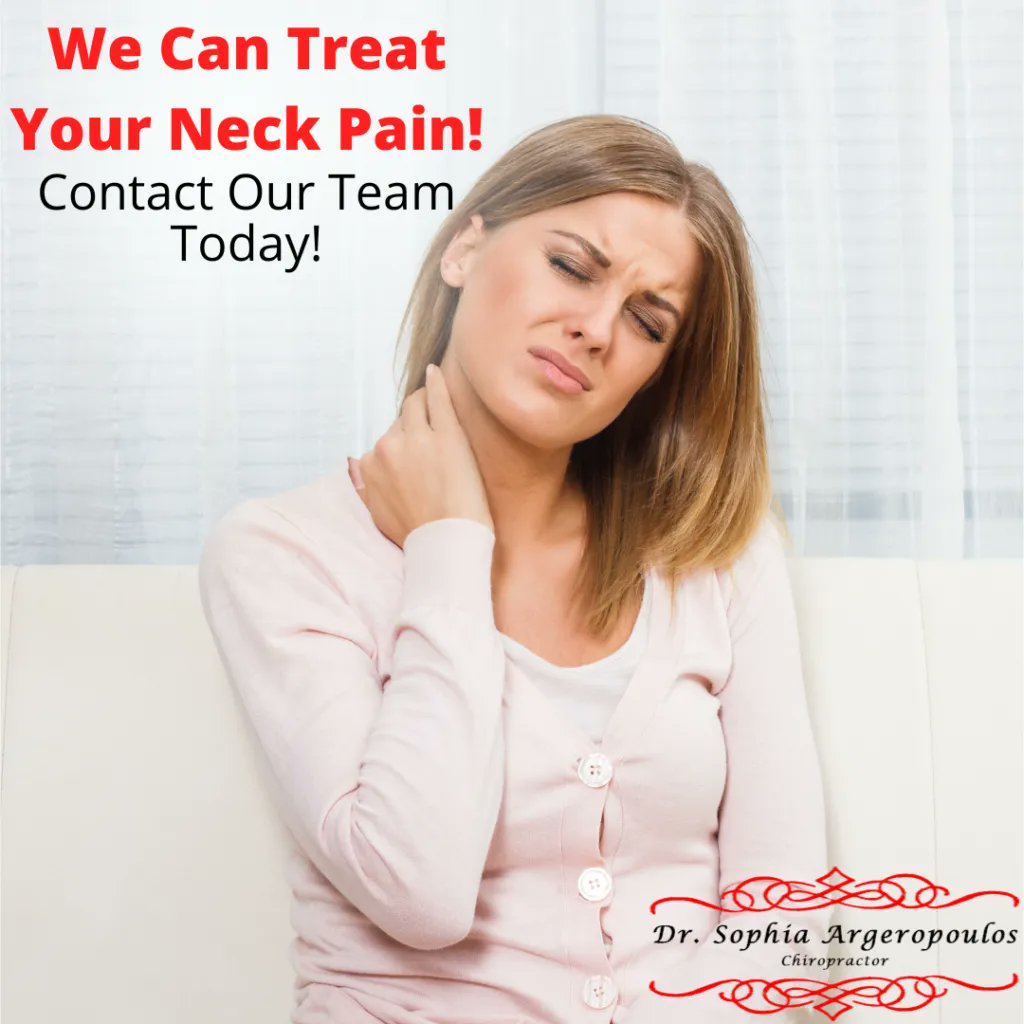 #NeckPain can result from #NerveDamage in your spinal area. #DrSophiaArgeropolous and her team can resolve your #NeckPain through spinal #chiropractic treatments. Click the link below to schedule an appointment:

buff.ly/3fIZ1mv

#PortJefferson #PortJeff #Chiropractor