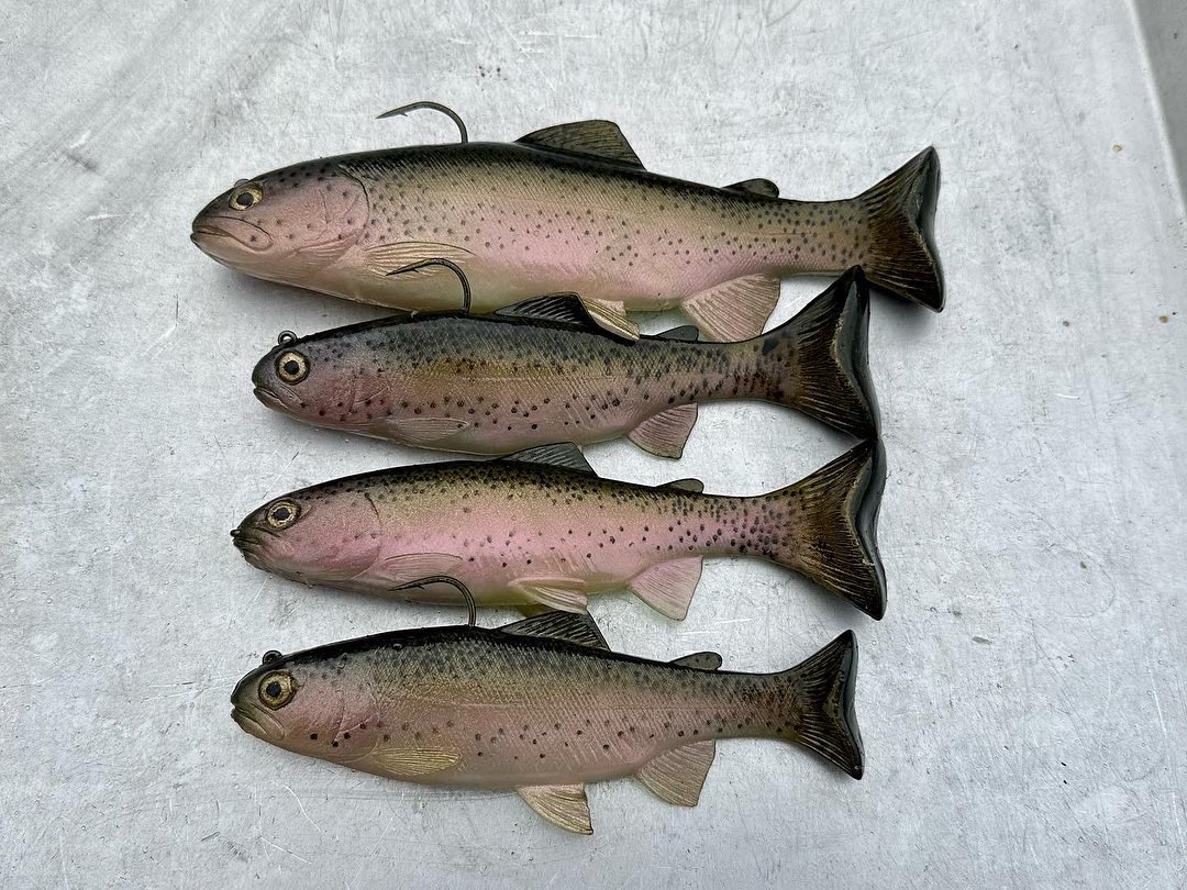 Pearly Rainbow now available on huddbaits.com #bass #fishing #bigbass #fish #bigfish