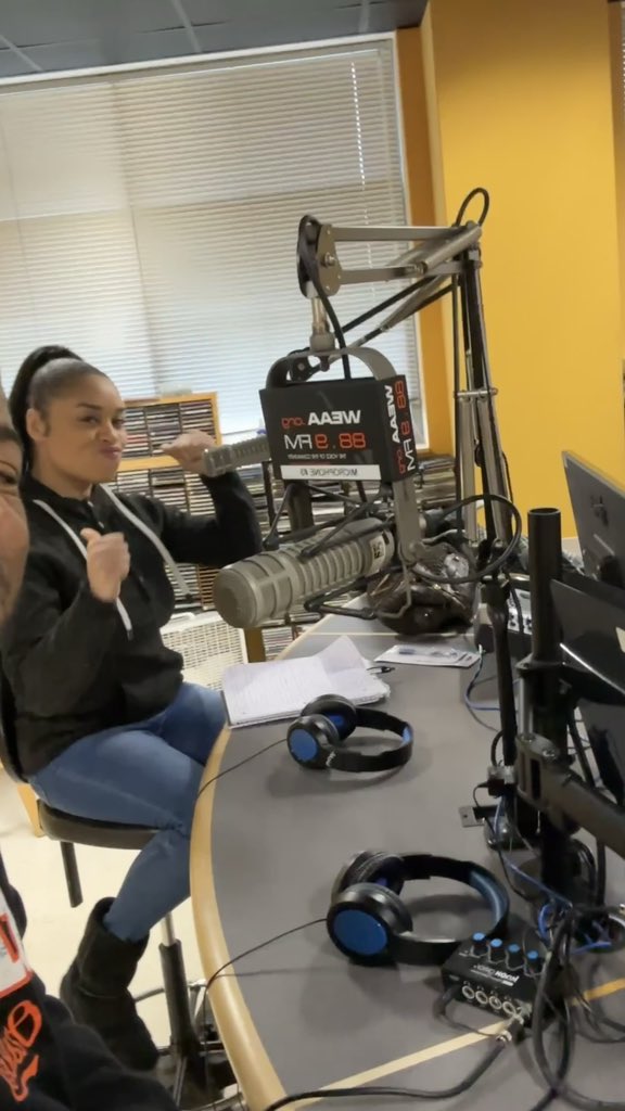 TJSmithSocial's tweet photo. We’re rocking early in the morning, tune into @WEAA889 right now. I’m hanging out with @EricaKaneRadio. ☀️ https://t.co/C70dweMDuG
