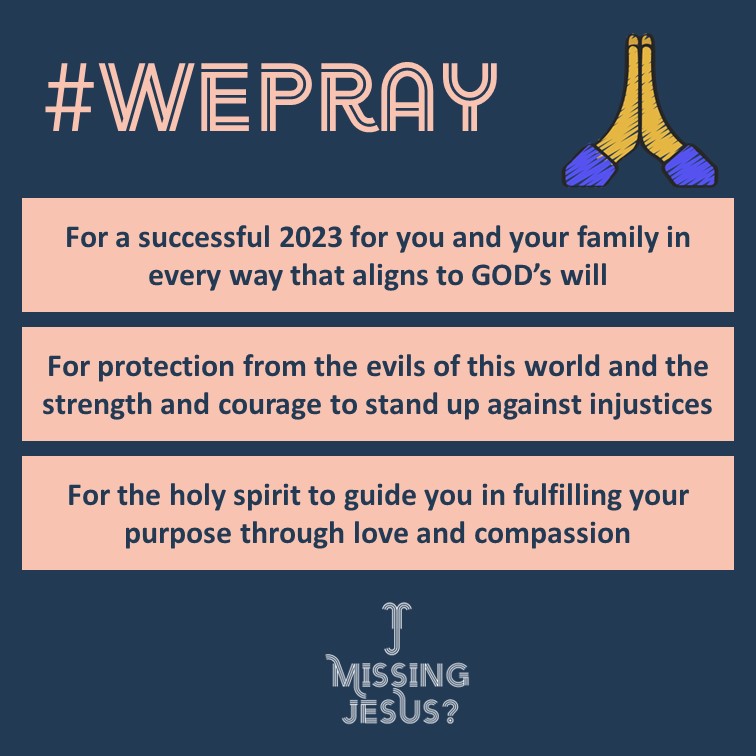 MissingJesus20's tweet photo. Join us in prayer

#prayer #2023 #success #blessings #jesus #january #bliss #happiness #kingdomministry #ministry #prayerchanges #powerfulprayer https://t.co/69bVOiNI07