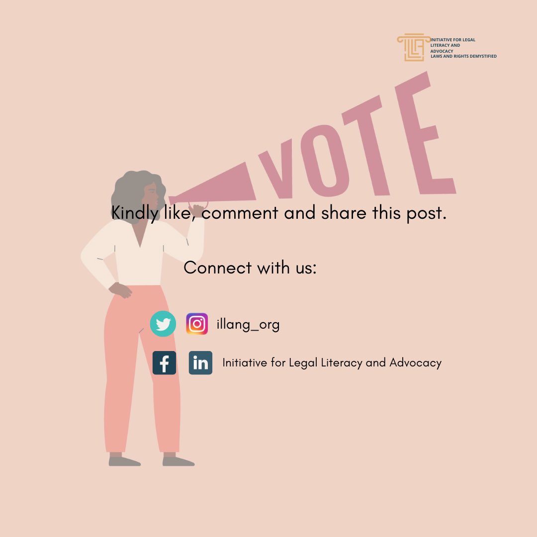 illang_org's tweet photo. If you’re yet to get your PVC because it has been difficult, Inec has simplified the process. All you have to do now is walk into your ward and you will get yours!!
#ILLA
#lawyerup
#legaltips
#knowyourrights
#rightsdemystified https://t.co/zjNthTEgrc