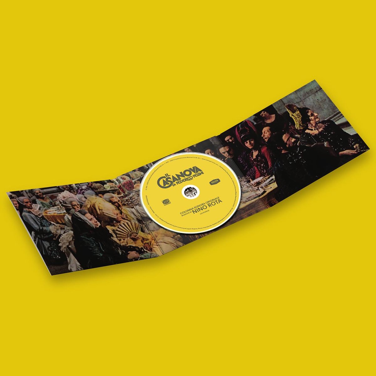 camsugarmusic's tweet photo. 🥀 "Il Casanova di Federico Fellini (Remastered 2022)" by Nino Rota is now available for pre-order. Out of Feb 10th.
Find the first-ever 2LP edition of the score, featuring 14 unreleased tracks: https://t.co/emIxjFone0
#musichedi #CAMSugar #NinoRota #FedericoFellini #Casanova https://t.co/CrwzsRQiVt
