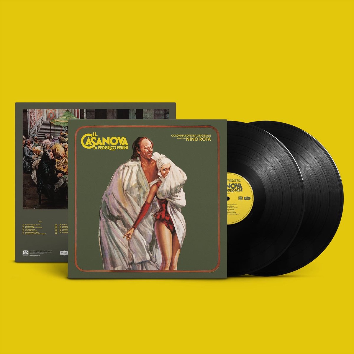 camsugarmusic's tweet photo. 🥀 "Il Casanova di Federico Fellini (Remastered 2022)" by Nino Rota is now available for pre-order. Out of Feb 10th.
Find the first-ever 2LP edition of the score, featuring 14 unreleased tracks: https://t.co/emIxjFone0
#musichedi #CAMSugar #NinoRota #FedericoFellini #Casanova https://t.co/CrwzsRQiVt