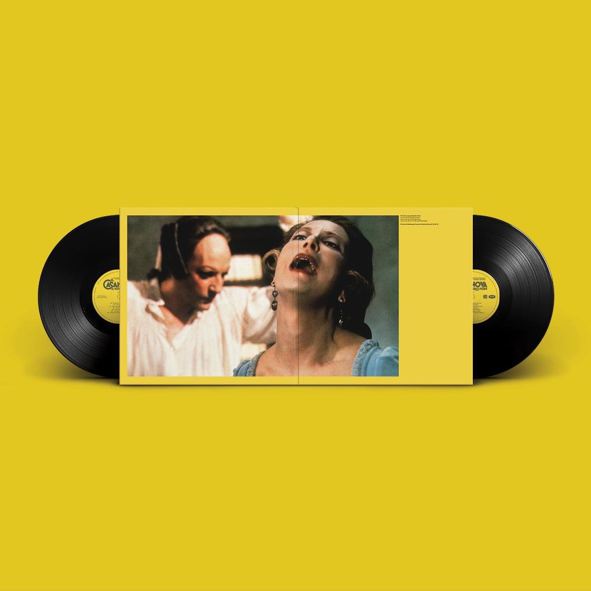 camsugarmusic's tweet photo. 🥀 "Il Casanova di Federico Fellini (Remastered 2022)" by Nino Rota is now available for pre-order. Out of Feb 10th.
Find the first-ever 2LP edition of the score, featuring 14 unreleased tracks: https://t.co/emIxjFone0
#musichedi #CAMSugar #NinoRota #FedericoFellini #Casanova https://t.co/CrwzsRQiVt