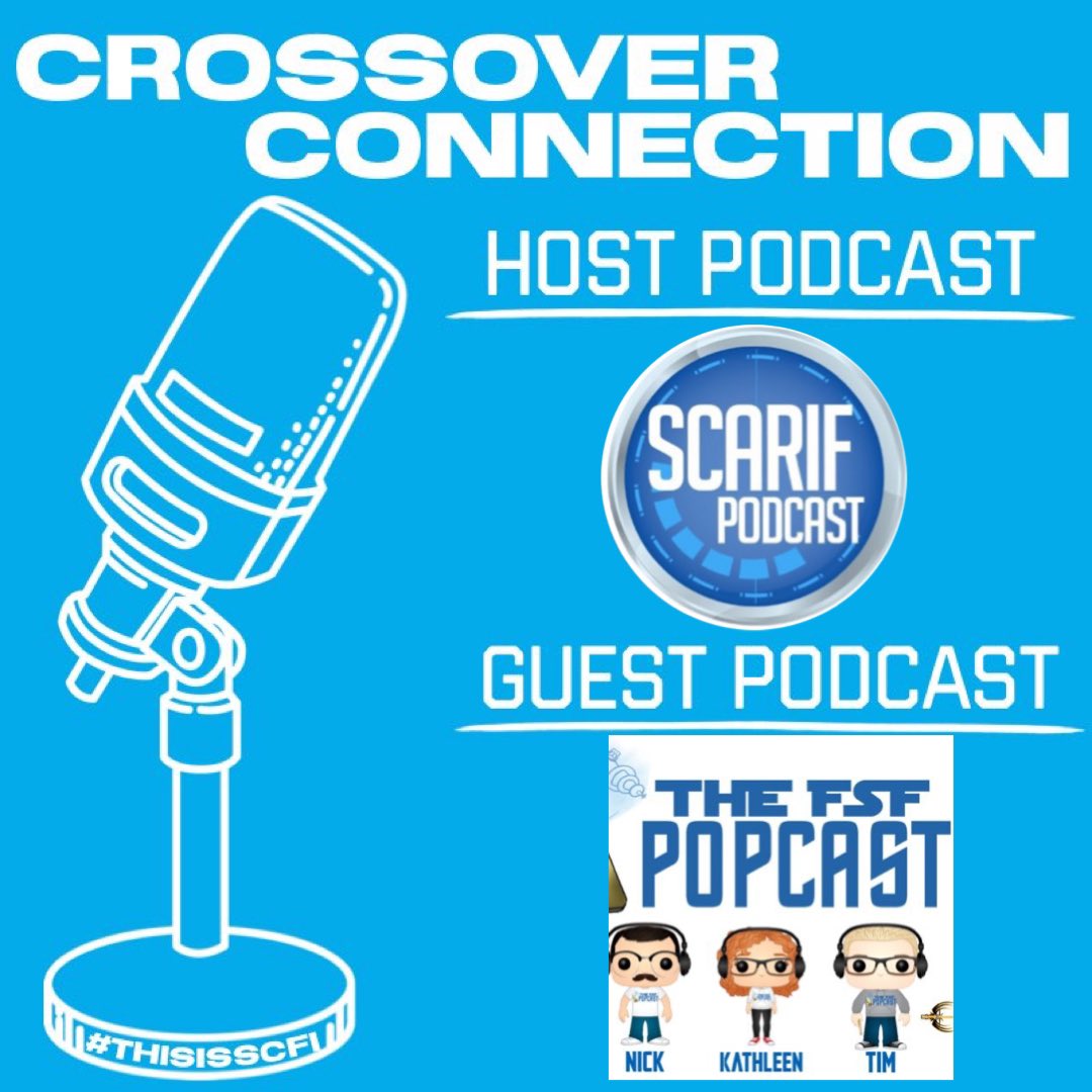 ScarifPodcast's tweet photo. A special episode drop later today on our holonet. Watch and follow the #CrossoverConnection hash tag. @fsfpopcast #SamWitwer This initiative is designed to introduce you to new shows and we hope you like what you hear. #ThatsTheScuttlebutt https://t.co/jvLiNMxDGE