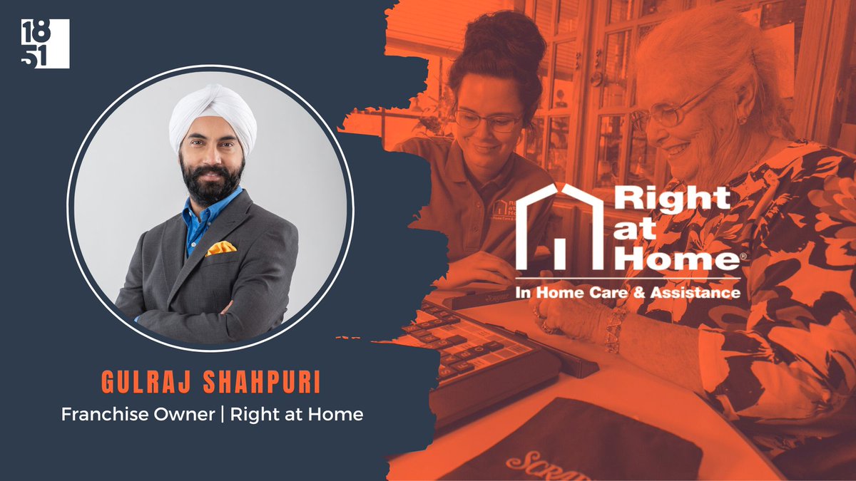 Gulraj Shahpuri wanted to be in a career that served people. Then he found Right at Home, who has the most family-owned franchisees. #Franchising #SuccessWithSignificance 1851franchise.com/rightathome/me…