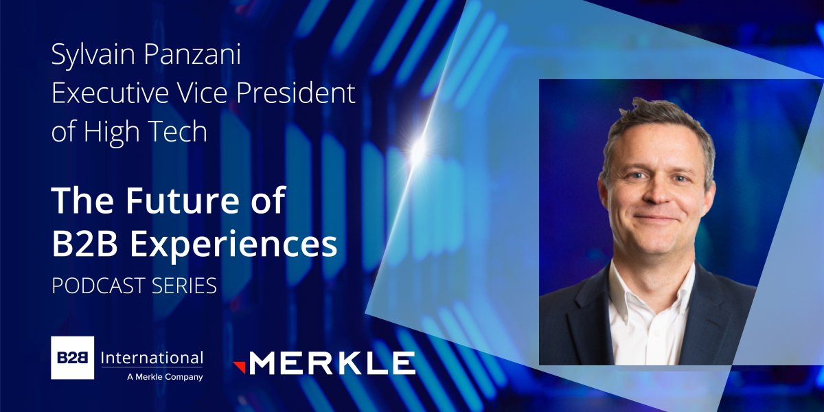 Tune in to B2Bi, a Merkle Company's The Future of B2B Experiences podcast series where VP of North America, Matthew Powell and Sylvain Panzani, Executive VP of High Tech at Merkle, discuss how CMOs win in a competitive market. ow.ly/1Zii50Mpe2l