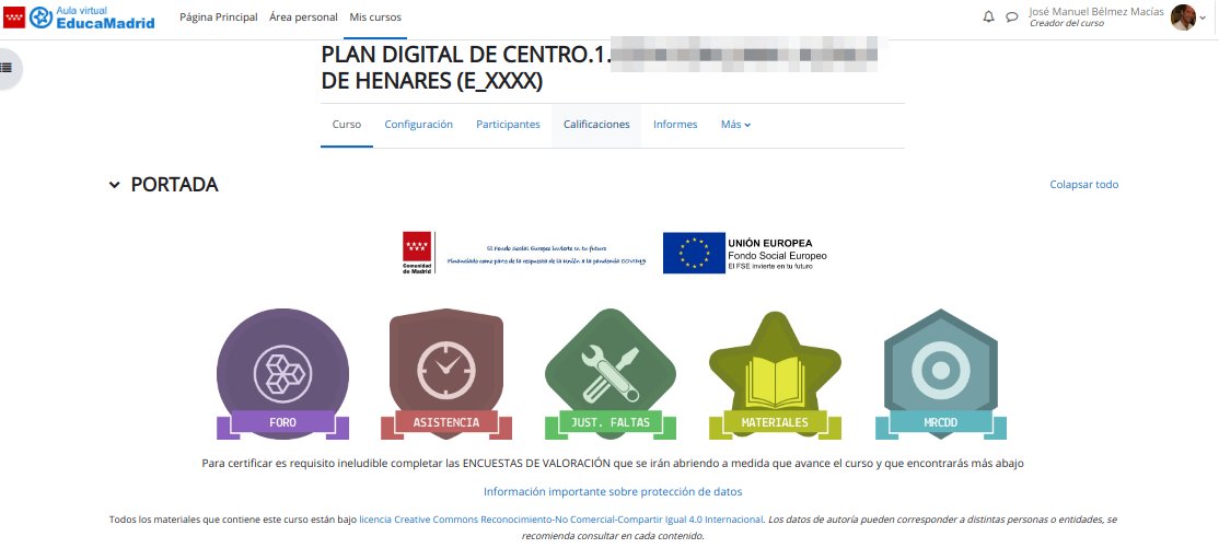 mediatequer's tweet image. Mejorando la experiencia de usuario: en marcha la nueva plantilla de curso en el AV de @educamadrid para el seguimiento de formación en centros en el @ctifmadrideste sin incidencias.

¡¡Gracias por la confianza compañer@s!!

🧐Visita: acortar.link/1wMGiX

#IF_CMadrid