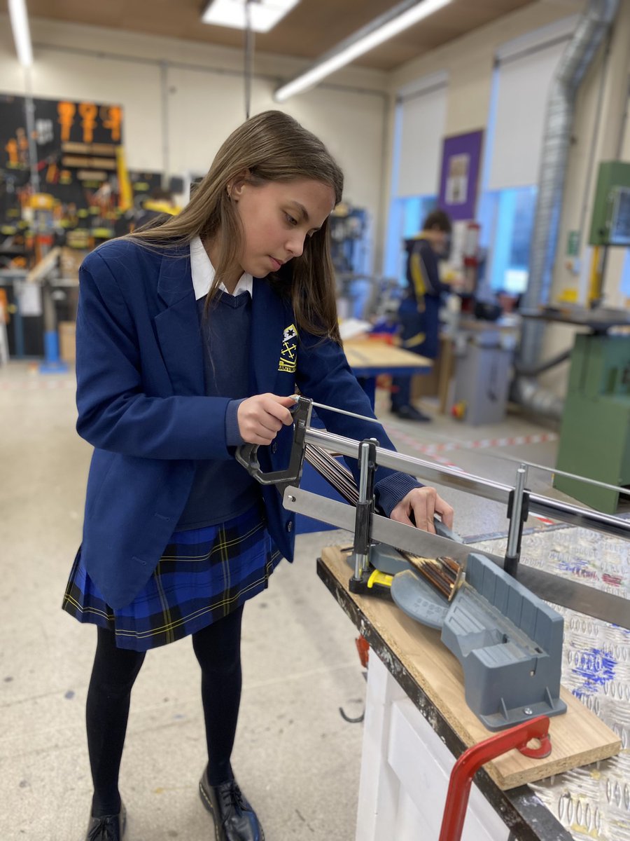 SECExpressArts's tweet photo. We’re so lucky to have multi-talented cast members. Eliza D (Yr11) plays Mal in The Addams Family, but today she was using her DT skills to help construct the set. 
Did you know about the excellent crossover between Drama and STEM? https://t.co/oTukzigYit
