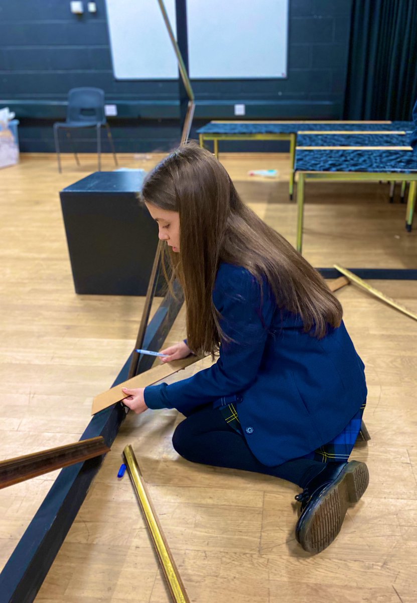 SECExpressArts's tweet photo. We’re so lucky to have multi-talented cast members. Eliza D (Yr11) plays Mal in The Addams Family, but today she was using her DT skills to help construct the set. 
Did you know about the excellent crossover between Drama and STEM? https://t.co/oTukzigYit