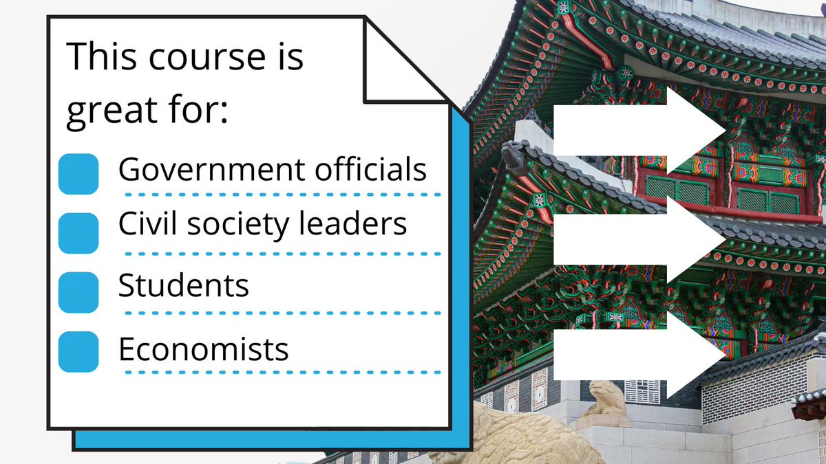 SDG_Academy's tweet photo. #CourseHighlights! "The Korean Story" covers the historical context that has shaped the #EconomicGrowth of #SouthKorea. Explore the country's developments and how other countries can achieve similar growth stories with structured reforms. ๐ฐ๐ท
Enroll ๐ https://t.co/XnStAXBvK4 https://t.co/uZHVQyFsE6