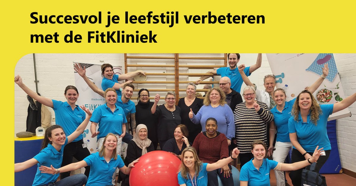 Gister was de energieke start van onze nieuwe FitKliniek! Patiënten krijgen hier begeleiding naar een gezondere leefstijl: 'Ik ervaar dit als een grote kans en cadeau aan mezelf, ik heb er veel vertrouwen in dat ik de kwaliteit van mijn leven kan verhogen’ diakonessenhuis.nl/nieuws/succesv…