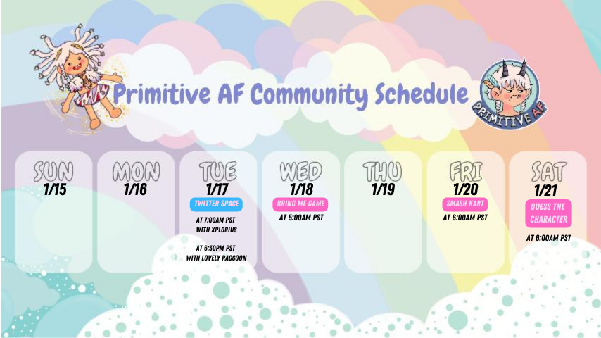 Derieriiii_'s tweet photo. I'm pretty sure you don't want to miss the chance of getting whitelisted after our latest announcement on our Discord Server!!😎

Be sure to join and participate. Secure your spot before we blow up!! 🔥
@PrimitiveAF_NFT #primitiveAF #latest
https://t.co/Kwr9aFMLBy https://t.co/JPMiBaK9MA