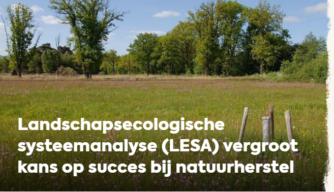 Plannen voor natuurherstel of natuurontwikkeling? Met een LESA voorafgaand aan natuurontwikkeling vergroot u de kans op succes bij natuurherstel. Meer weten? Wij staan u graag te...