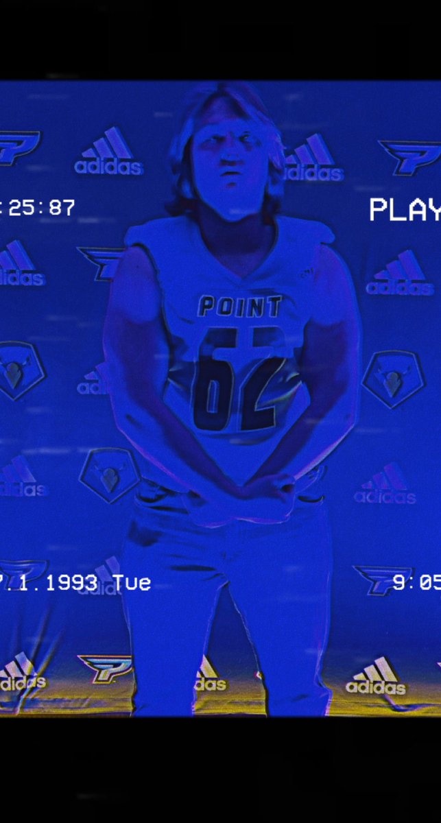 _Sauls_'s tweet photo. I had a great visit at @PointFootball   💙💛 https://t.co/be2AcZkbKm
