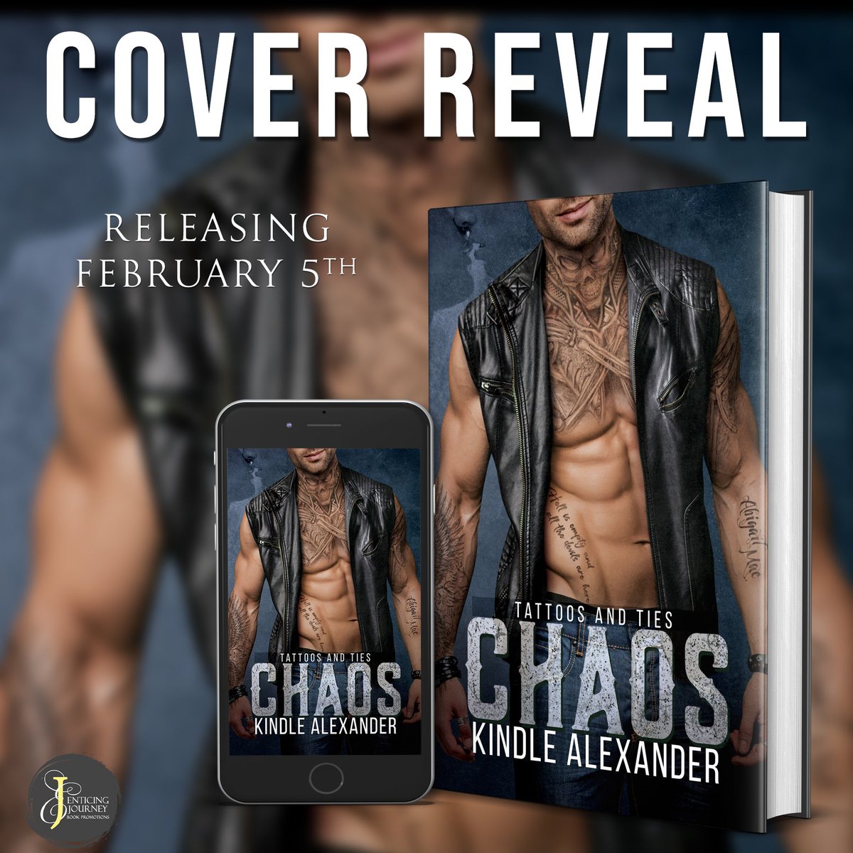 Twobookpushers's tweet photo. #CoverReveal → Chaos (Tattoos and Ties Series) by @KindleAlexander is releasing February 5th

Add to your #TBR → https://t.co/u3gFBJefTh
#Giveaway → https://t.co/T3ez7dOKZl
Cover Design → Reese Dante https://t.co/r8OId295kf