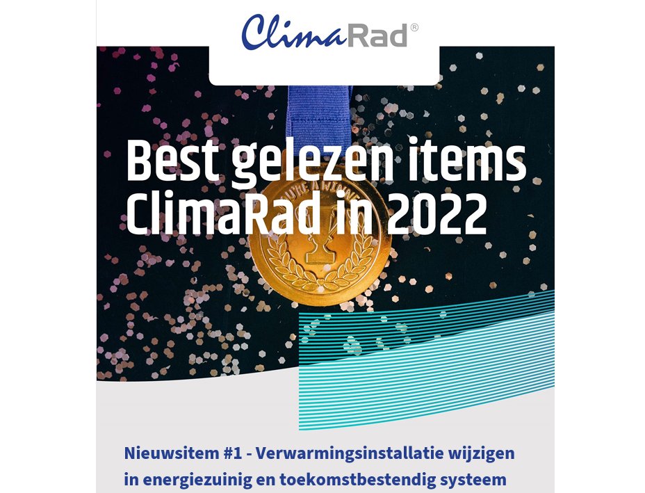 ClimaRad's tweet image. 𝗡𝗜𝗘𝗨𝗪𝗦𝗕𝗥𝗜𝗘𝗙 – Lees nu de meest interessante ClimaRad items van het afgelopen jaar. Wil je op de hoogte blijven van onze laatste ontwikkelingen en de trends wat betreft binnenklimaat? Schrijf u dan in: climarad.nl/nieuwsbrief/.

Nieuwsbrief: mailchi.mp/climarad.nl/la…