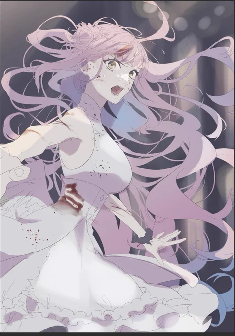 エデン条約編のボロボロミカ描いてる 