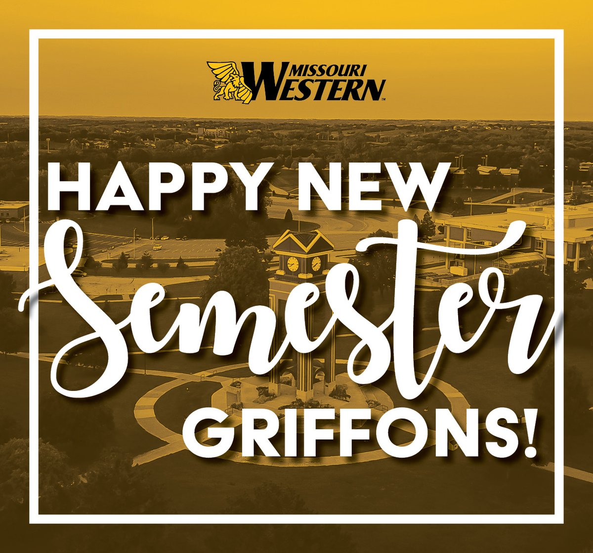 Happy first day of the new semester for students and staff at <a href="/MissouriWestern/">MoWest</a>! Whether it's your first day of college classes or your last few months before graduation, the city of St. Joseph would like to wish you all a happy and successful semester.