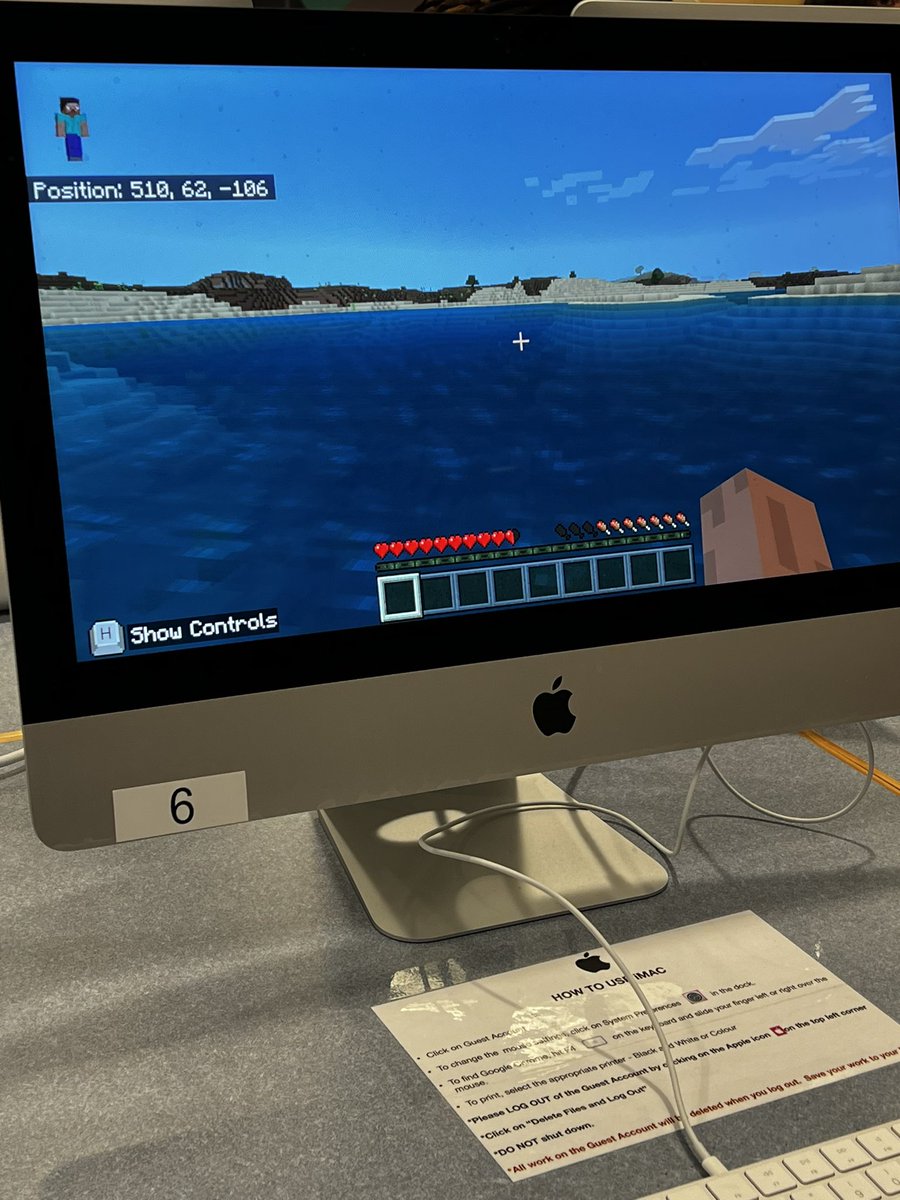 OLQWLLC's tweet photo. Mr. Gouveia’s grade 11 Drama students using @Minecraft for EDU to create set designs for their CPT’s. @OLQWCAarts @OLQWCA #YCDSBLibraries #innovation #design #coding https://t.co/iYsK3AEMOE