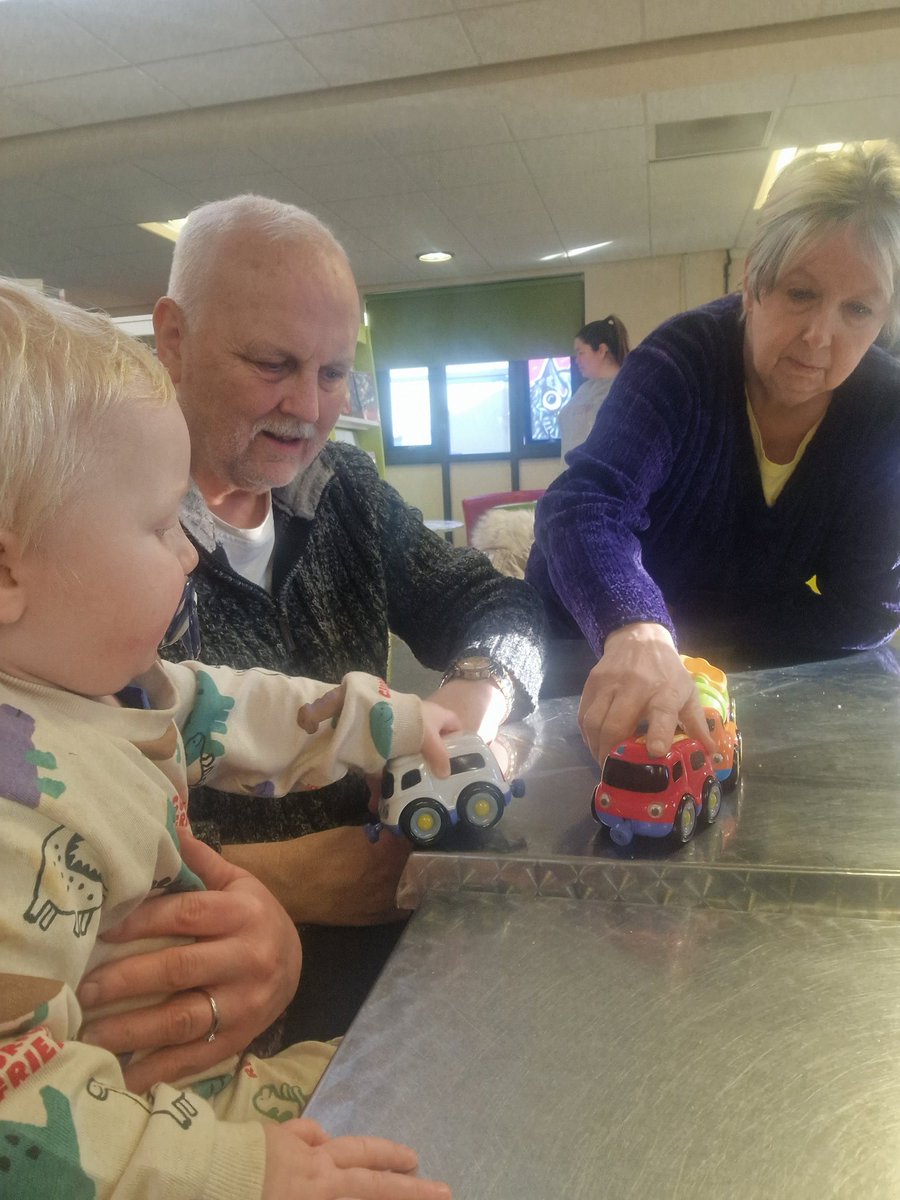 CFSUnite's tweet image. Thank you for joining Owen and me for a cuppa today. Lots of talking, great company, playing with cars and only a little mess 😆