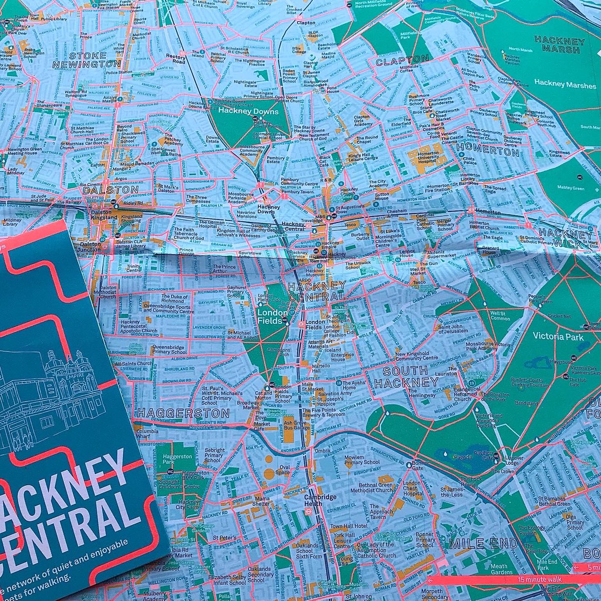 Very happy to have done some illustrations for the #hackneycentral @FootwaysLondon Walking Map supported by @hackneycouncil @mayorofhackney Available free, both paper and digital. Visit footways.london It’s amazing what you find when you look around you.