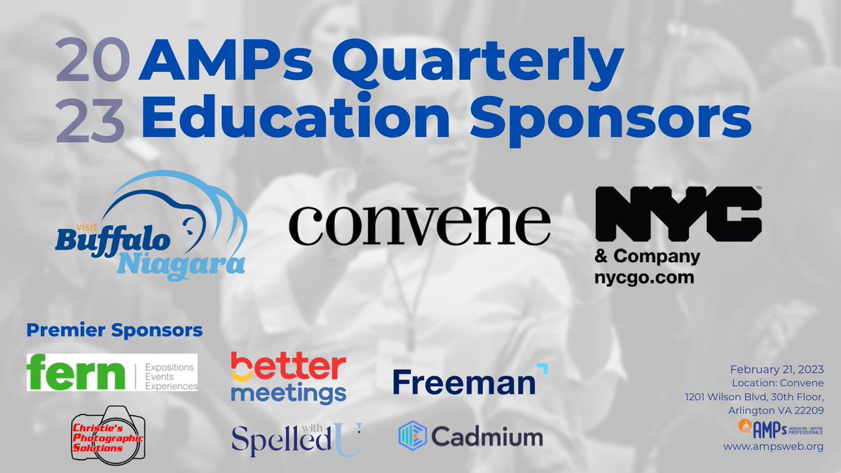 AMPs Annual State of the Industry: Meetings, Travel and Hospitality Trends – Recovery or Renaissance? This session will discuss how to navigate through some of these including uncertainties. bit.ly/3kkFsoP 
#AMPsDC