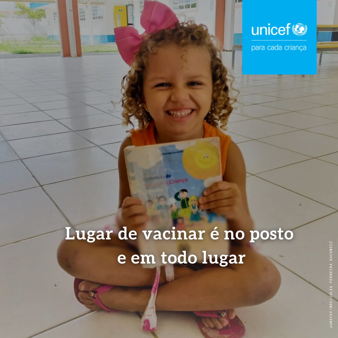 unicefbrasil's tweet photo. Analy Souza, de 4 anos, estava com as vacinas atrasadas. Graças à #BuscaAtiva realizada pela creche, parceira do UNICEF, a menina não precisou procurar um posto de saúde e recebeu as doses que faltam na escola. Conheça essa história e o nosso trabalho: https://t.co/UFInnOvMmO https://t.co/j1kVrXo4XY