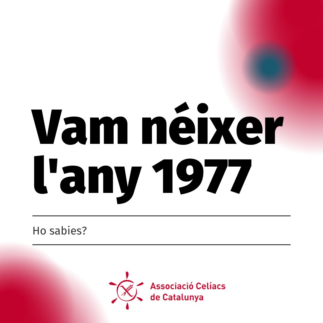 celiacscat's tweet photo. ❔ ❔❔ Sabies que la nostra entitat es va fundar fa 46 anys?
🙌 Vam ser la 1a associació de pacients celíacs d'Espanya.
ℹ️ Encara no s'utilitzava «celiaquia» pel diagnòstic sinó «Síndrome Malabsortivo». Per això ens vam dir "Síndrome Malabsortivo Asociación de Padres" (SMAP). https://t.co/LyW3eDB26N