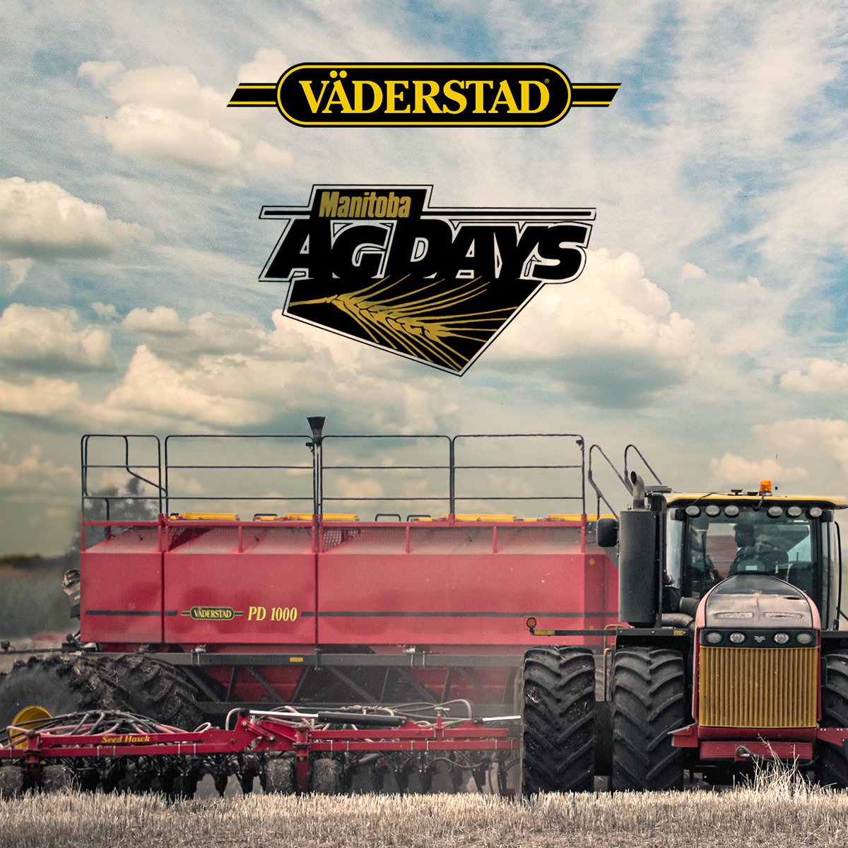 This week we're at <a href="/MBAgDays/">Manitoba Ag Days</a> ! Come visit with us in Barn 2, #1634 and learn about what's ahead for Väderstad! #plant23 #agdays23