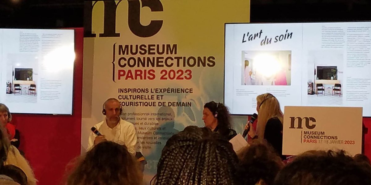 "The healing power of art"
Où comment mieux prendre en compte la fonction thérapeutique de la culture et de l'art... Au salon <a href="/Museum_co/">MUSEUM CONNECTIONS</a> avec des intervenants éclairants : Marianne Berger-Laleix <a href="/PalaisdeTokyo/">Palais de Tokyo</a> , Mohamed El Khatib/ZIRLIB, Nicole Roux <a href="/104paris/">CENTQUATRE-PARIS</a> 
🎤 #SarahBelmont