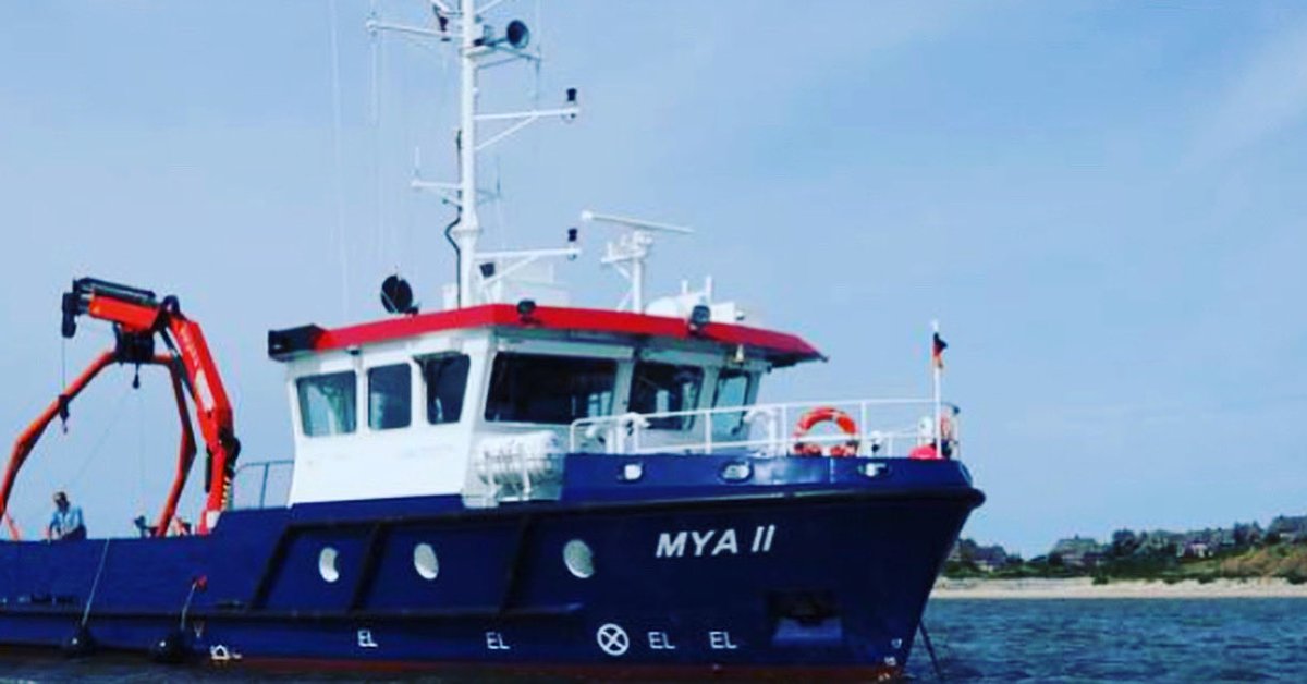 UN_Ozeandekade's tweet photo. Kleinen Forschungsschiffe:Elisabeth Mann-Borgese (56 m, Rostock),#Alkor (54 m, Kiel)#Heinke (54m, Helgoland)#Ludwig Prantl (31 m, Hamburg)#Littorina (30 m, Kiel)#Senckenberg (30m, Wilhelmshaven)#Uthörn (30 m, Helgoland)#Mya (22 m, List/Sylt), #Aade (12m, Helgoland)Bild:Mya (AWI) https://t.co/mrvNXzbUwQ