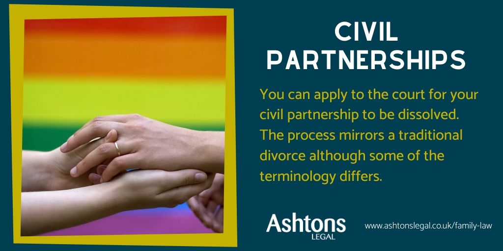 If you are considering applying to the court for a civil partnership dissolution, our qualified and experienced family law team can help: ow.ly/Q0w250LyHsj