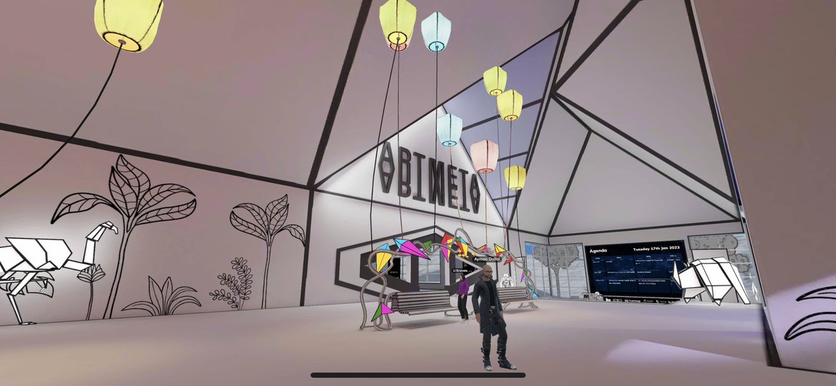 Starting off the morning with <a href="/kubleag/">Kuble AG</a> in the new <a href="/Metaverse_ACAD/">Metaverse Academy</a> Space! Art 🤝 education. 

All this week, they will host various initiatives and activities by partners <a href="/artmetaofficial/">ArtMeta</a>, <a href="/CV_Labs/">CV Labs</a>, <a href="/TrustSwap/">TrustSwap</a> and <a href="/tezos/">Tezos</a> 🎉

Tap in #Spatians ❤️‍🔥

spatial.io/s/Metaverse-Ac…