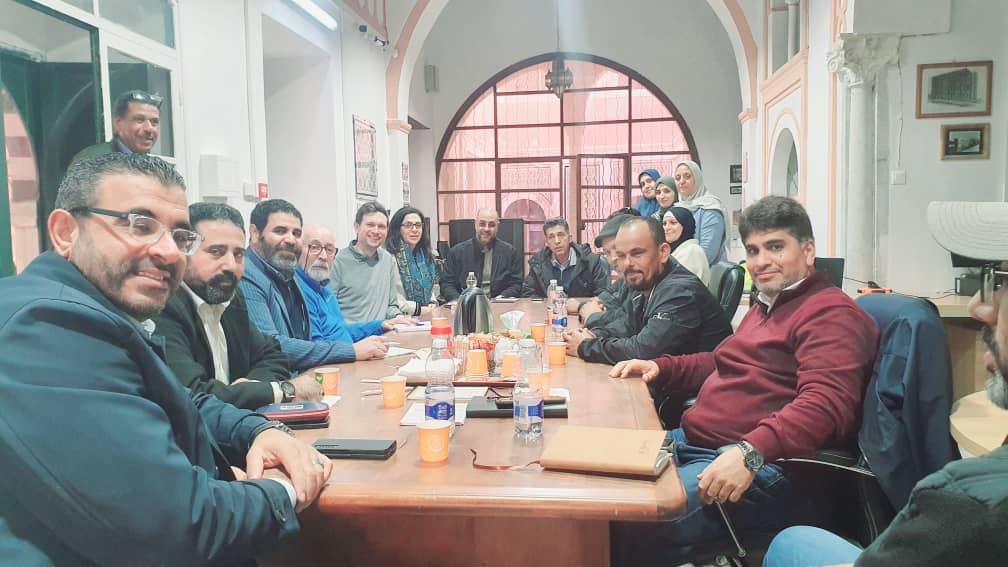 MaLiCH2020's tweet photo. Our 1st f2f meeting in #Libya since the start of the project which coincided with the spread of the #COVID19. We discussed the results of the previous stages, challenges, and planned together for the next stages. #DepartmentofAntiquites #GhadamesAuthority #Triploi #LepcisMagna https://t.co/TChor1zDPr