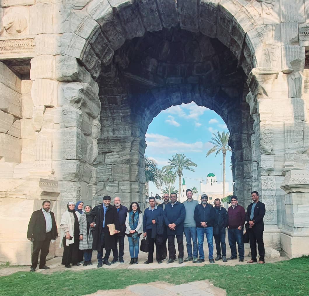 MaLiCH2020's tweet photo. Our 1st f2f meeting in #Libya since the start of the project which coincided with the spread of the #COVID19. We discussed the results of the previous stages, challenges, and planned together for the next stages. #DepartmentofAntiquites #GhadamesAuthority #Triploi #LepcisMagna https://t.co/TChor1zDPr