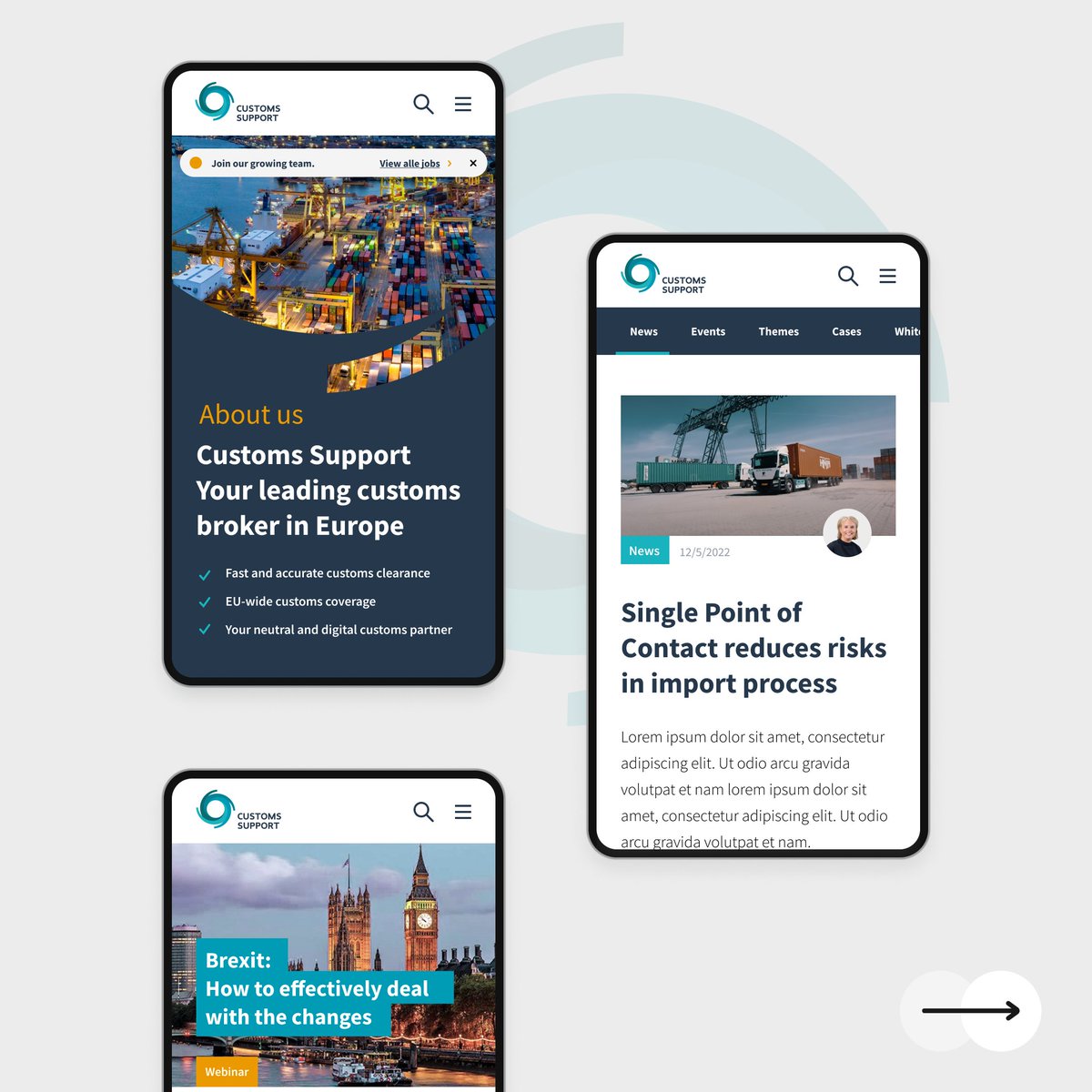 #TROTS! Want er staat weer iets nieuws live! Voor <a href="/CustomsSupport/">Customs Support</a> mochten we, samen met Atom, de nieuwe website ontwerpen &amp; ontwikkelen. Customs Support is dé digitale douanepartner in Europa. Benieuwd? Bekijk ‘m nu via customssupport.com!