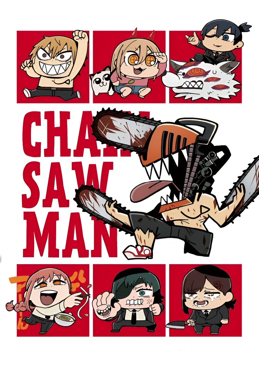 NezukoSocial's tweet photo. Chainsaw Man Drawn by Pop Team Epic Creator https://t.co/9XH4zTSAJn