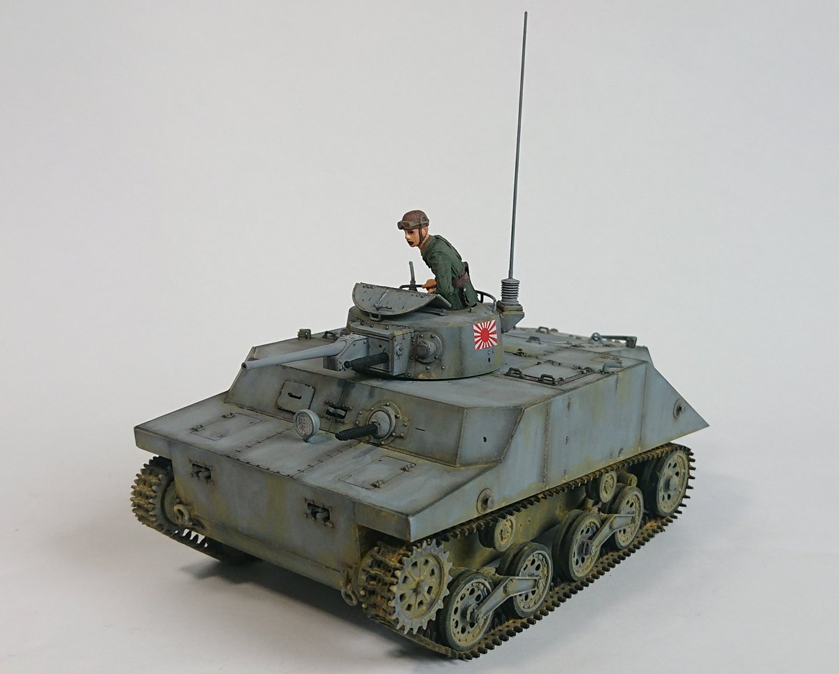 jp4_l70_a's tweet photo. 1/35 ドラゴン 特二式内火艇 カミ

パーツも少なく組みやすい
砲塔内は素晴らしいの一言！
パッションモデルの戦車長もいい感じ↑

ヤフオクにて出品中なので興味のある方はぜひ
https://t.co/HhqmB5NEgk

#戦車 #tank #プラモデル #scalemodel https://t.co/nNXZiZuD3d
